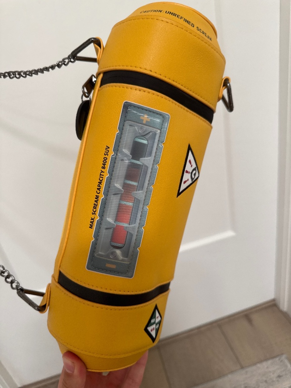 Disney Pixar Monsters Inc Scream Canister Crossbody Bag